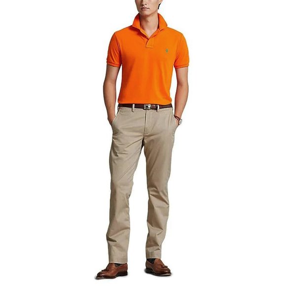 NEW Polo Ralph Lauren Stretch Straight Fit Chinos Pants!40 x 34Khaki Tan